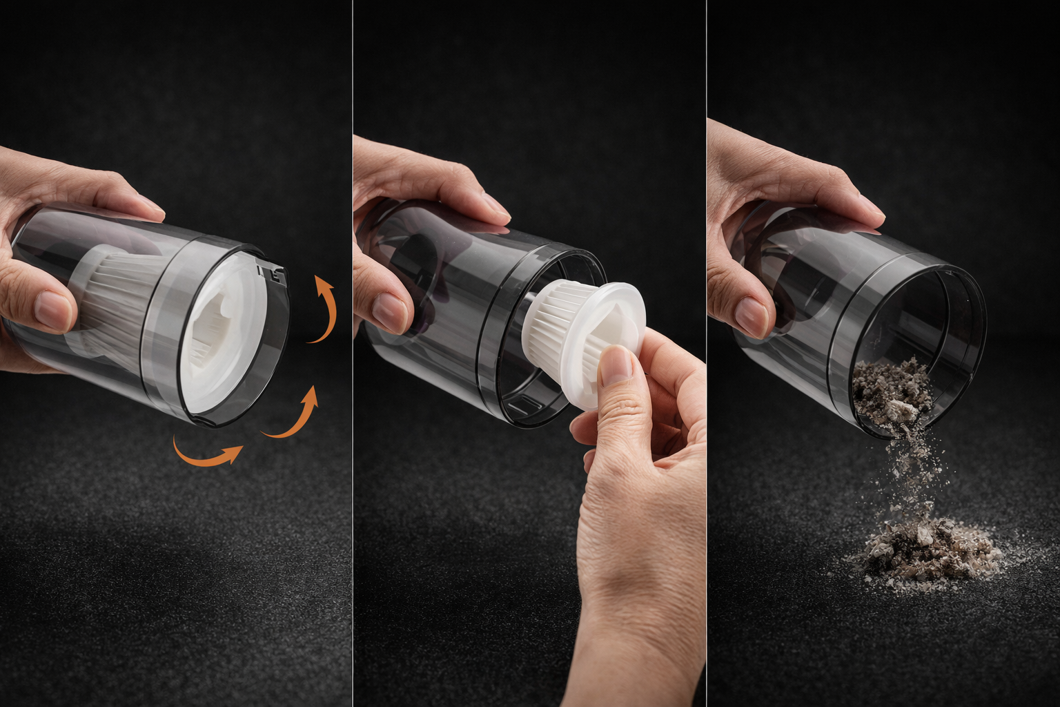 Set 5 filtre HEPA pentru aspirator portabil